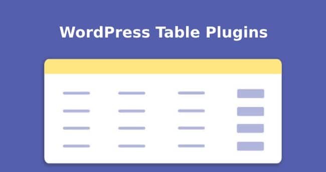 wordpress table download organizer