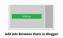 How to Add Adsense Between Posts in Blogger